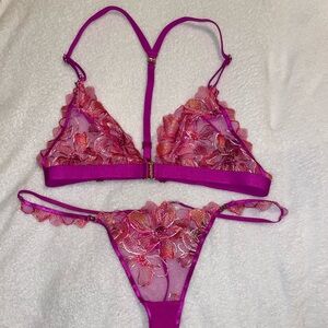 Honey Birdette Aurora Sunset Lingerie Set